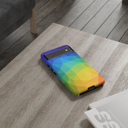 Chromatic Geometric Phone Cover | Mobile Cover  | Luckiest person alive subliminal