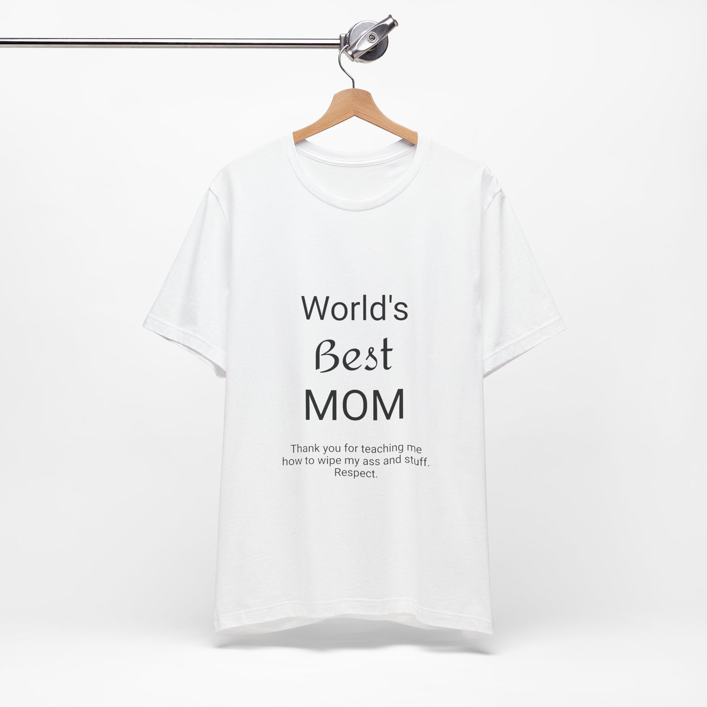 Unisex Jersey Short Sleeve "World's Best Mom" T-shirts | Tee