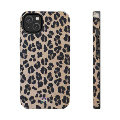 Black and Brown Mobile Cover, Leopard Print, Stylish Mobile Case, Accessories