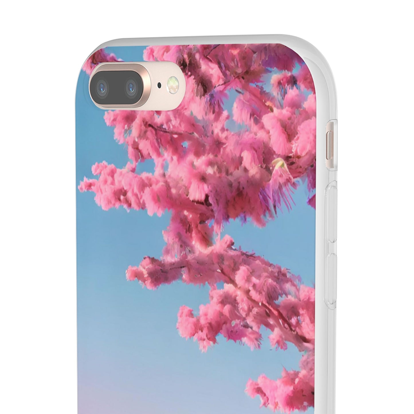 Flexi Pink landscape cherry blossom Phone case | Mobile cover