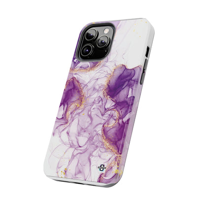 Purple White gold marble Tough Phone Case | Mobile cover