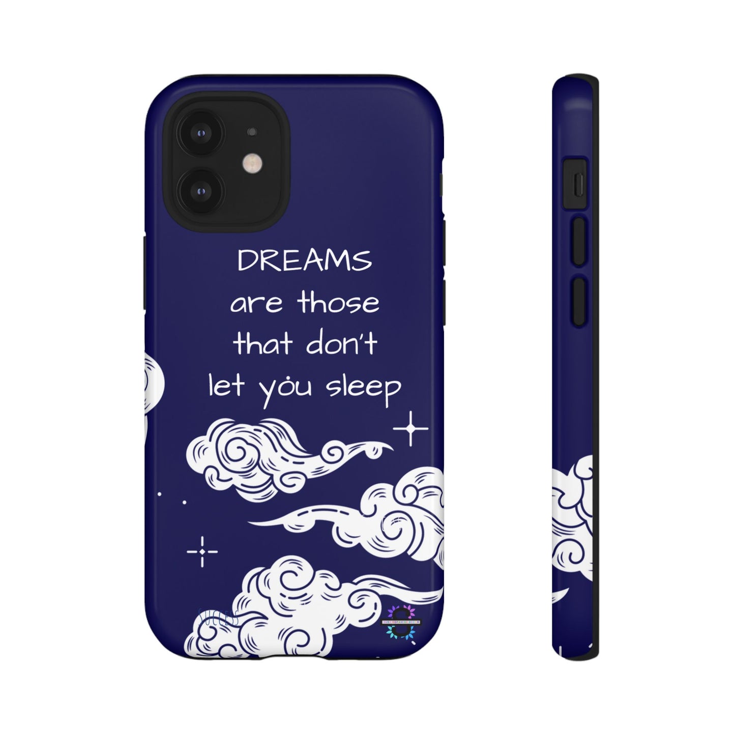Limited Edition | Royal Blue Phone Case with Motivational Quote – Cloud Design Slim Protective Cover with Dual Layer Protection | Success Subliminals | Motivational Quote