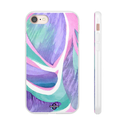 Subliminals for Prosperity | Purple Blue Green Pattern Phone cover | World's first Subliminals Brand | Sush Dopamine Decor