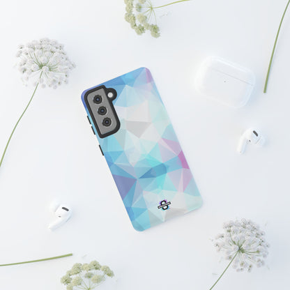 Geometric Blue Phone Cover