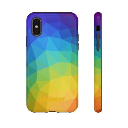 Chromatic Geometric Phone Cover | Mobile Cover  | Luckiest person alive subliminal