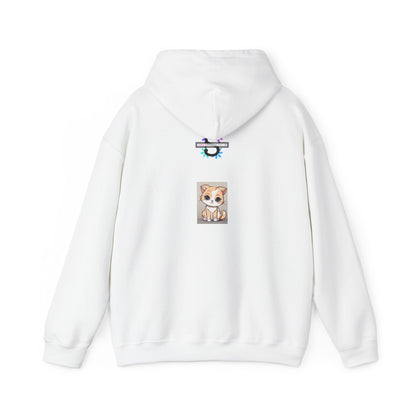 Unisex Cat Hoodie for Clear Skin | Cute Innocent Cat Print | Subliminals for clear skin | Limited Edition