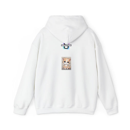 Unisex Cat Hoodie for Clear Skin | Cute Innocent Cat Print | Subliminals for clear skin | Limited Edition
