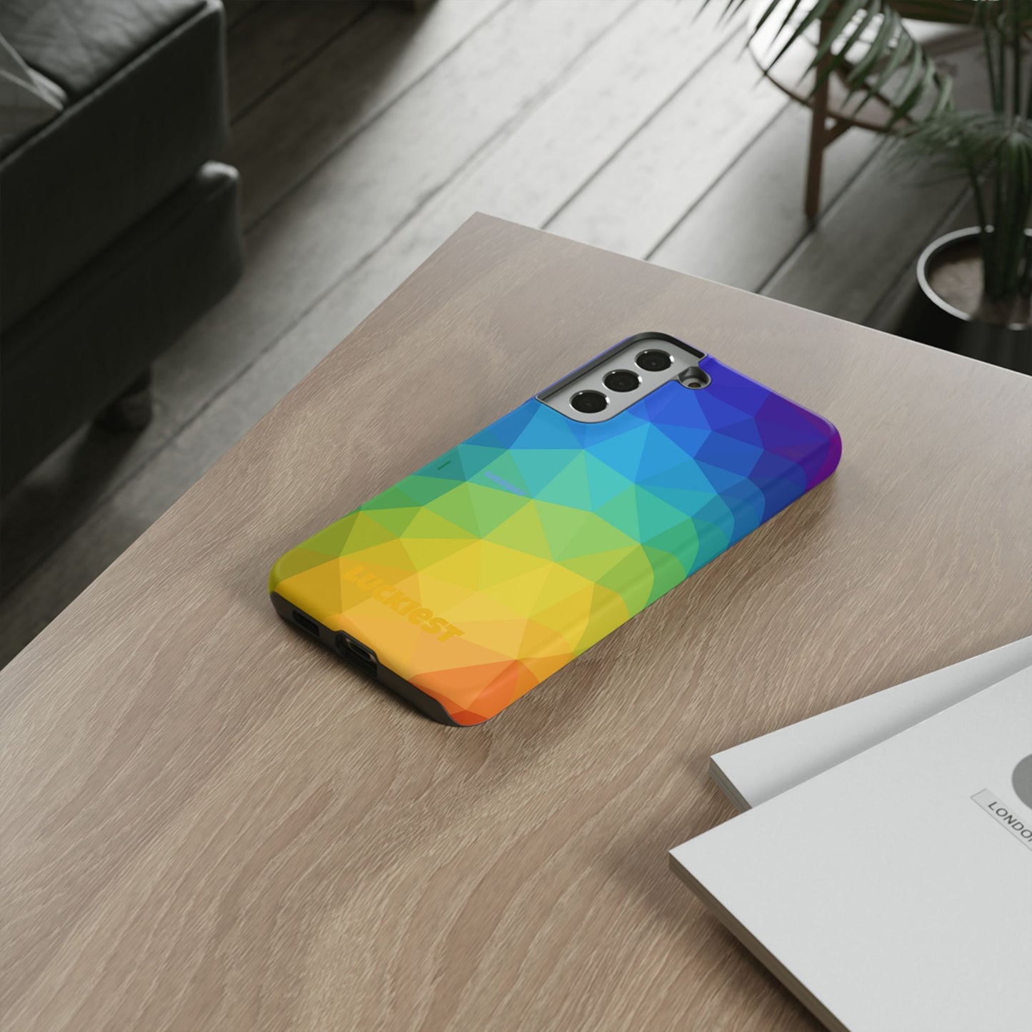Chromatic Geometric Phone Cover | Mobile Cover  | Luckiest person alive subliminal