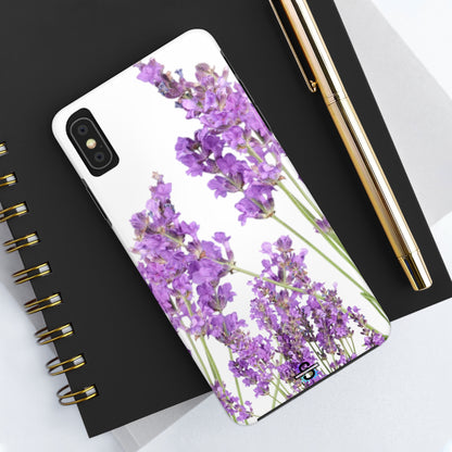 Purple Lavender print cute Phone Cover, Mobile case, iPhone 7 to iPhone15 AvailableSush Dopamine Decor