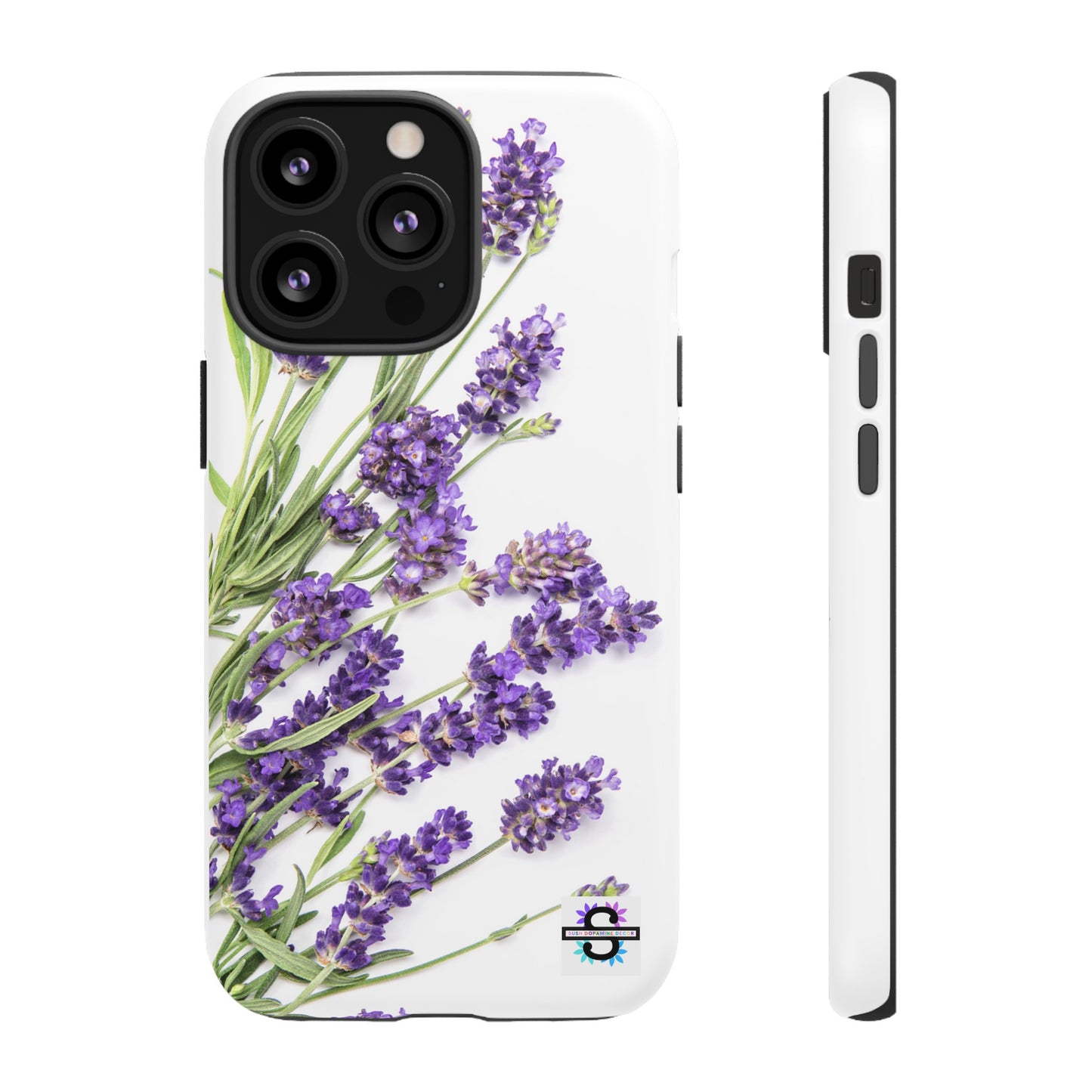 Lavender Print Hard Phone Cover, Mobile case