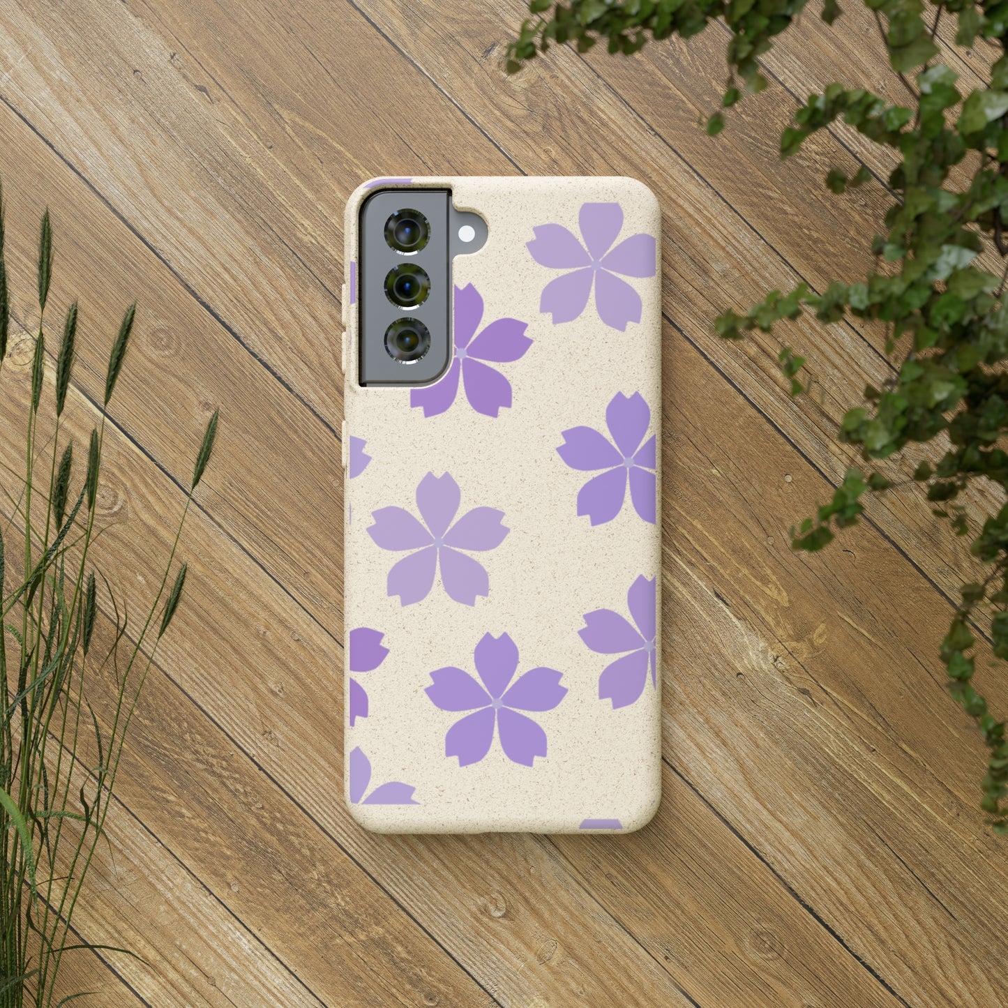 Eco friendly Purple Lavender Floral Design Phone case