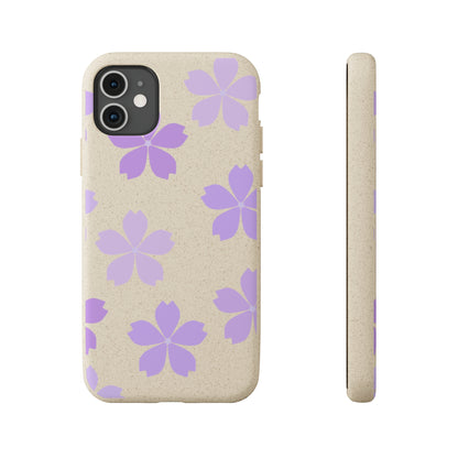 Eco friendly Purple Lavender Floral Design Phone case