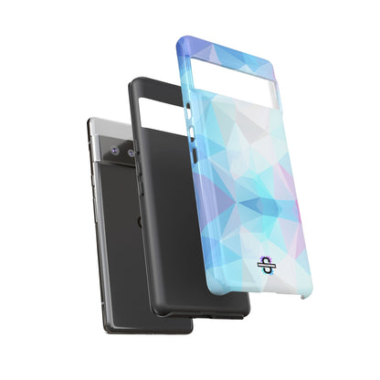 Geometric Blue Phone Cover