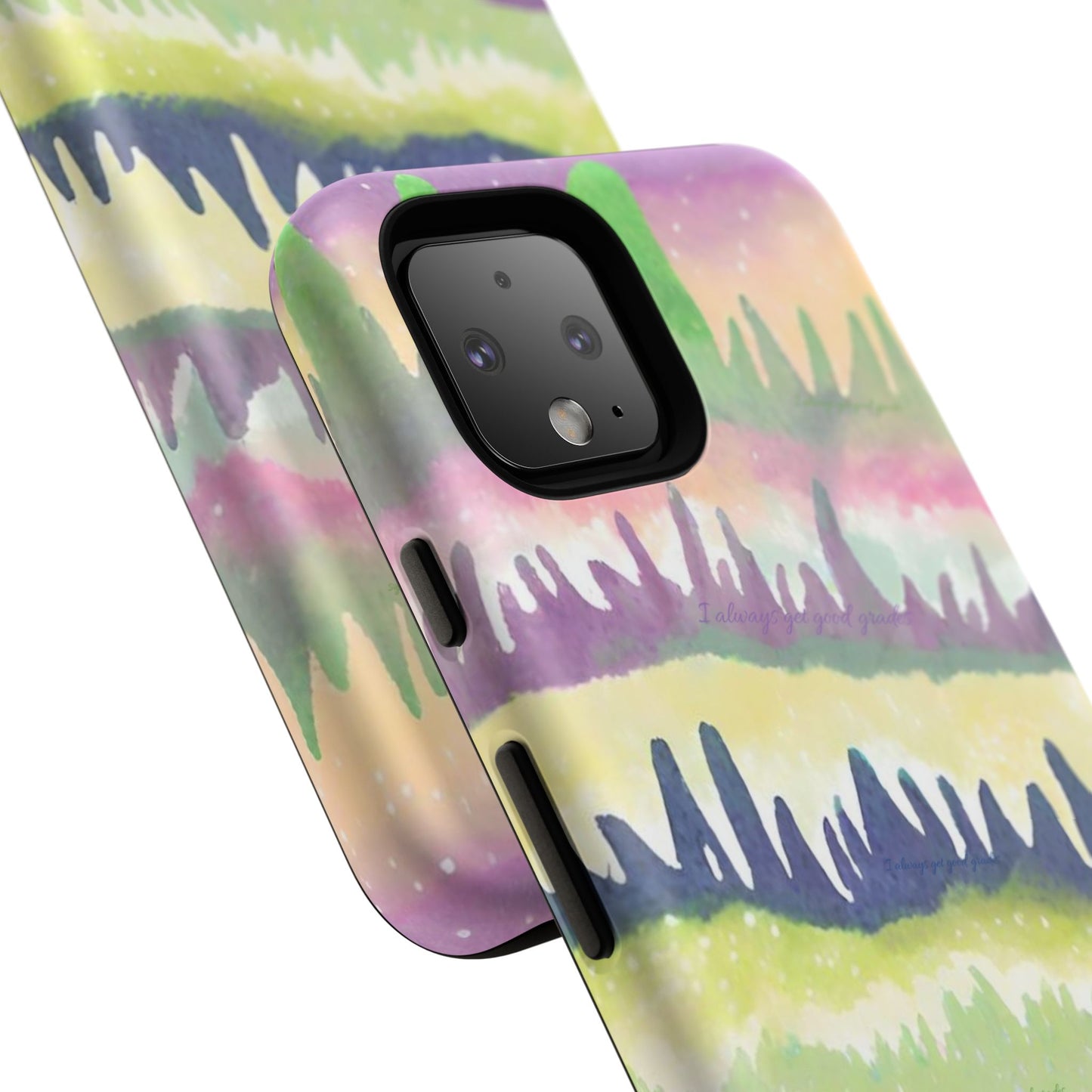 Limited Edition | Subliminals for good grades | Beautiful Abstract Landscape Phone Case – Nature Design Mobile Cover with Dual Protection