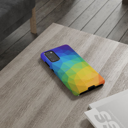 Chromatic Geometric Phone Cover | Mobile Cover  | Luckiest person alive subliminal