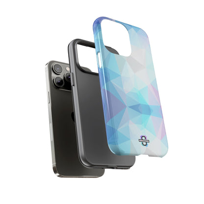 Geometric Blue Phone Cover