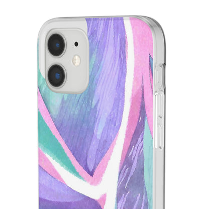 Subliminals for Prosperity | Purple Blue Green Pattern Phone cover | World's first Subliminals Brand | Sush Dopamine Decor