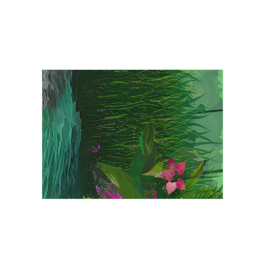 Stylish Outdoor Rug for Patios, Camping, and Picnics - Natural Vibes, Durable Decor, Perfect for Garden Gatherings