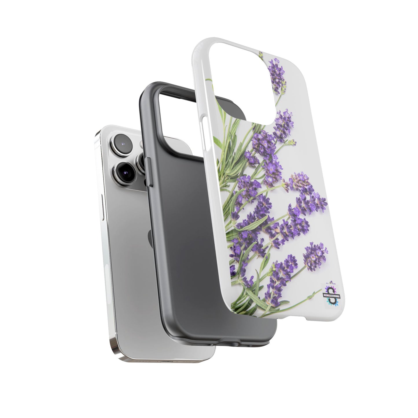 Lavender Print Hard Phone Cover, Mobile case