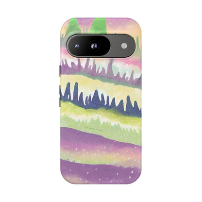 Limited Edition | Subliminals for good grades | Beautiful Abstract Landscape Phone Case – Nature Design Mobile Cover with Dual Protection