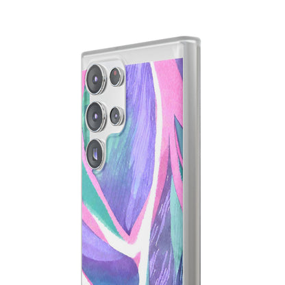 Subliminals for Prosperity | Purple Blue Green Pattern Phone cover | World's first Subliminals Brand | Sush Dopamine Decor