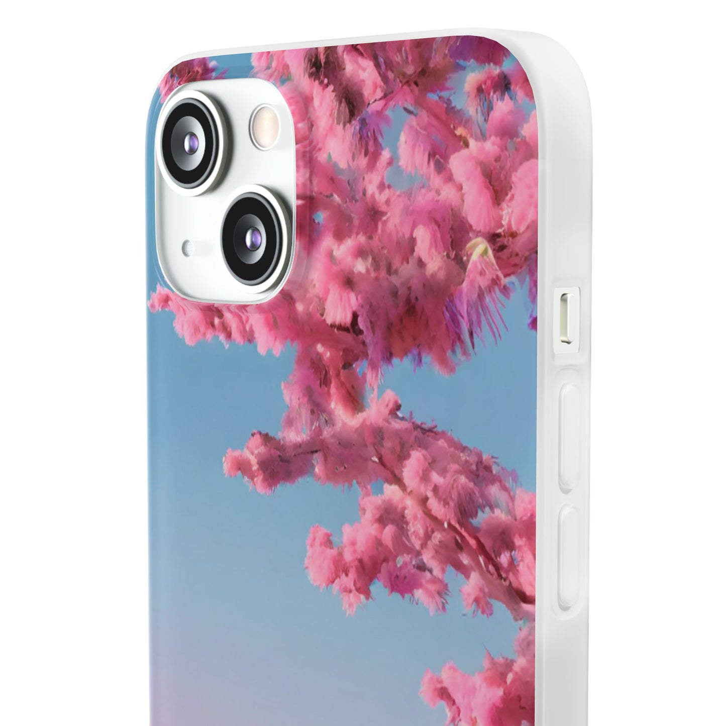 Flexi Pink landscape cherry blossom Phone case | Mobile cover