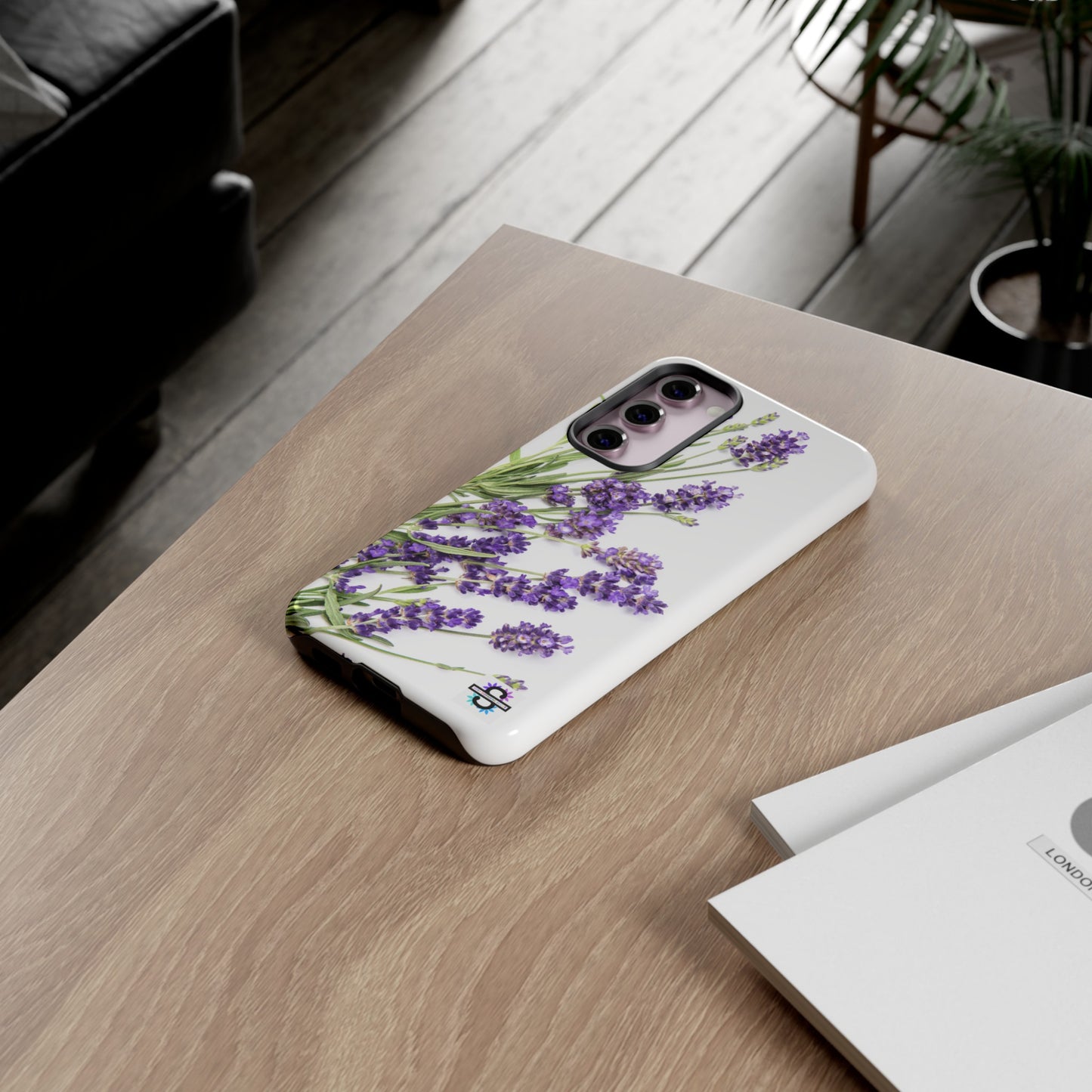 Lavender Print Hard Phone Cover, Mobile case