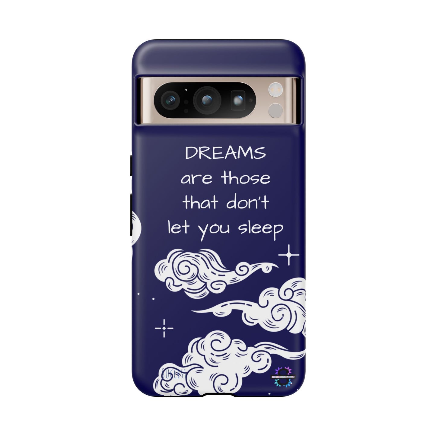 Limited Edition | Royal Blue Phone Case with Motivational Quote – Cloud Design Slim Protective Cover with Dual Layer Protection | Success Subliminals | Motivational Quote