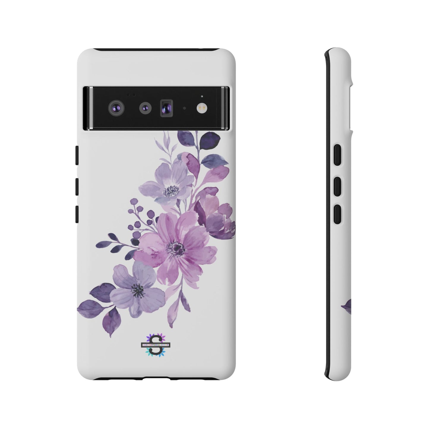 Limited Edition Floral Purple Phone Case | Prosperity Subliminals | Protective Hard Cover | Exclusive Collector's item