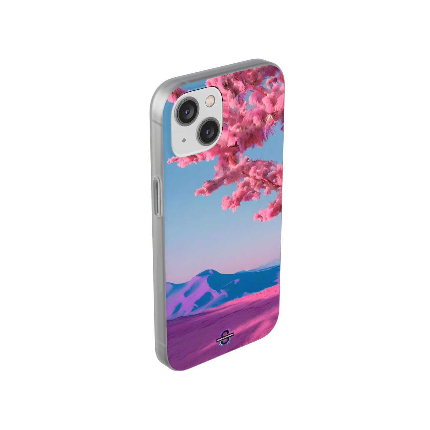 Flexi Pink landscape cherry blossom Phone case | Mobile cover