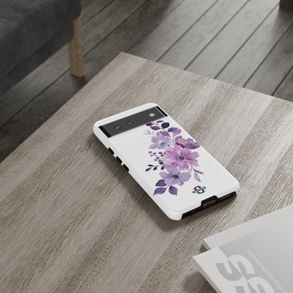 Limited Edition Floral Purple Phone Case | Prosperity Subliminals | Protective Hard Cover | Exclusive Collector's item