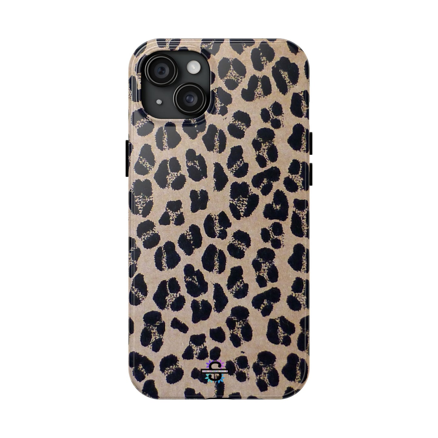 Black and Brown Mobile Cover, Leopard Print, Stylish Mobile Case, Accessories