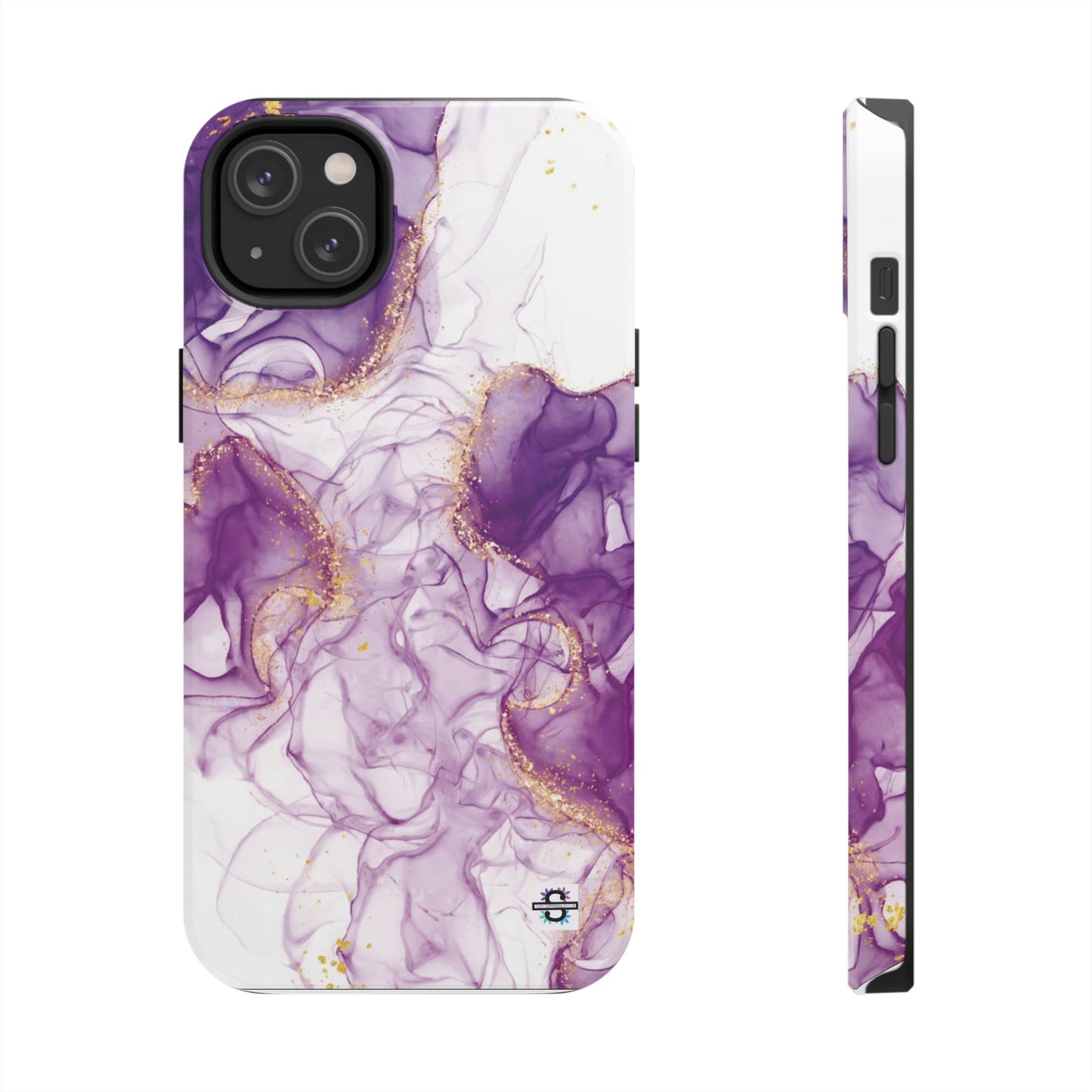 Purple White gold marble Tough Phone Case | Mobile cover