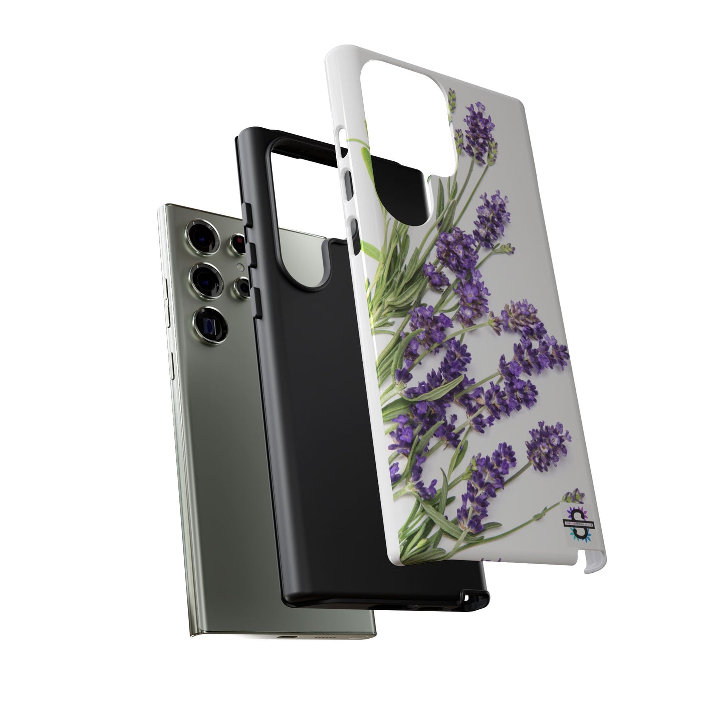 Lavender Print Hard Phone Cover, Mobile case