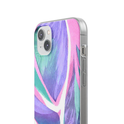 Subliminals for Prosperity | Purple Blue Green Pattern Phone cover | World's first Subliminals Brand | Sush Dopamine Decor