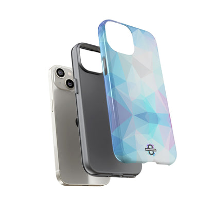Geometric Blue Phone Cover