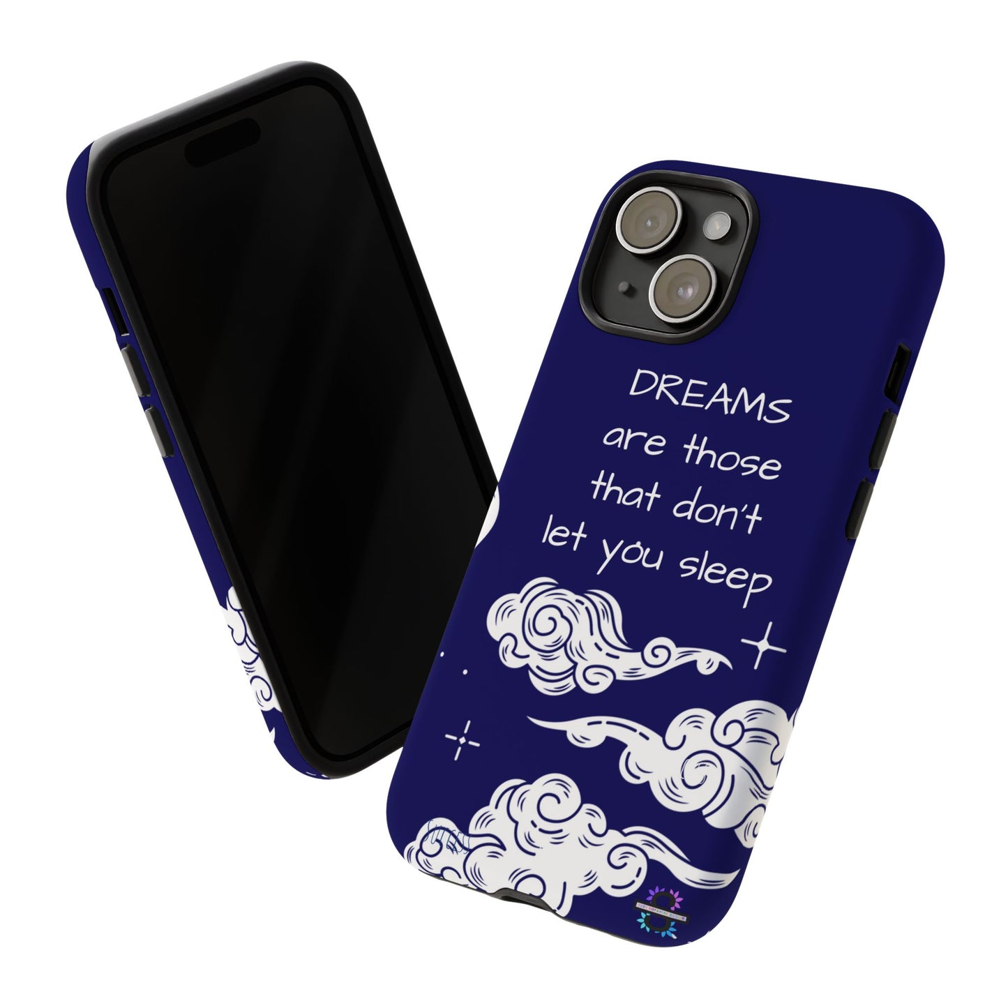 Limited Edition | Royal Blue Phone Case with Motivational Quote – Cloud Design Slim Protective Cover with Dual Layer Protection | Success Subliminals | Motivational Quote