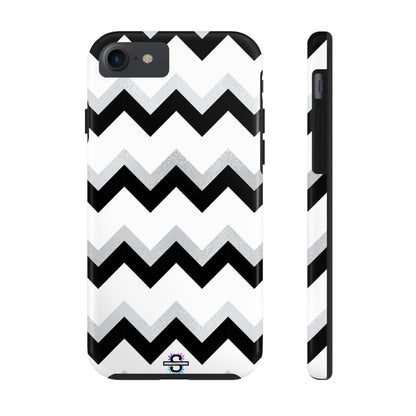 Zig Zag Black and White Phone Case | Mobile CoverSush Dopamine Decor