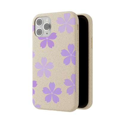 Eco friendly Purple Lavender Floral Design Phone case