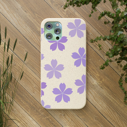 Eco friendly Purple Lavender Floral Design Phone case