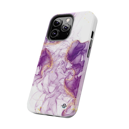 Purple White gold marble Tough Phone Case | Mobile cover