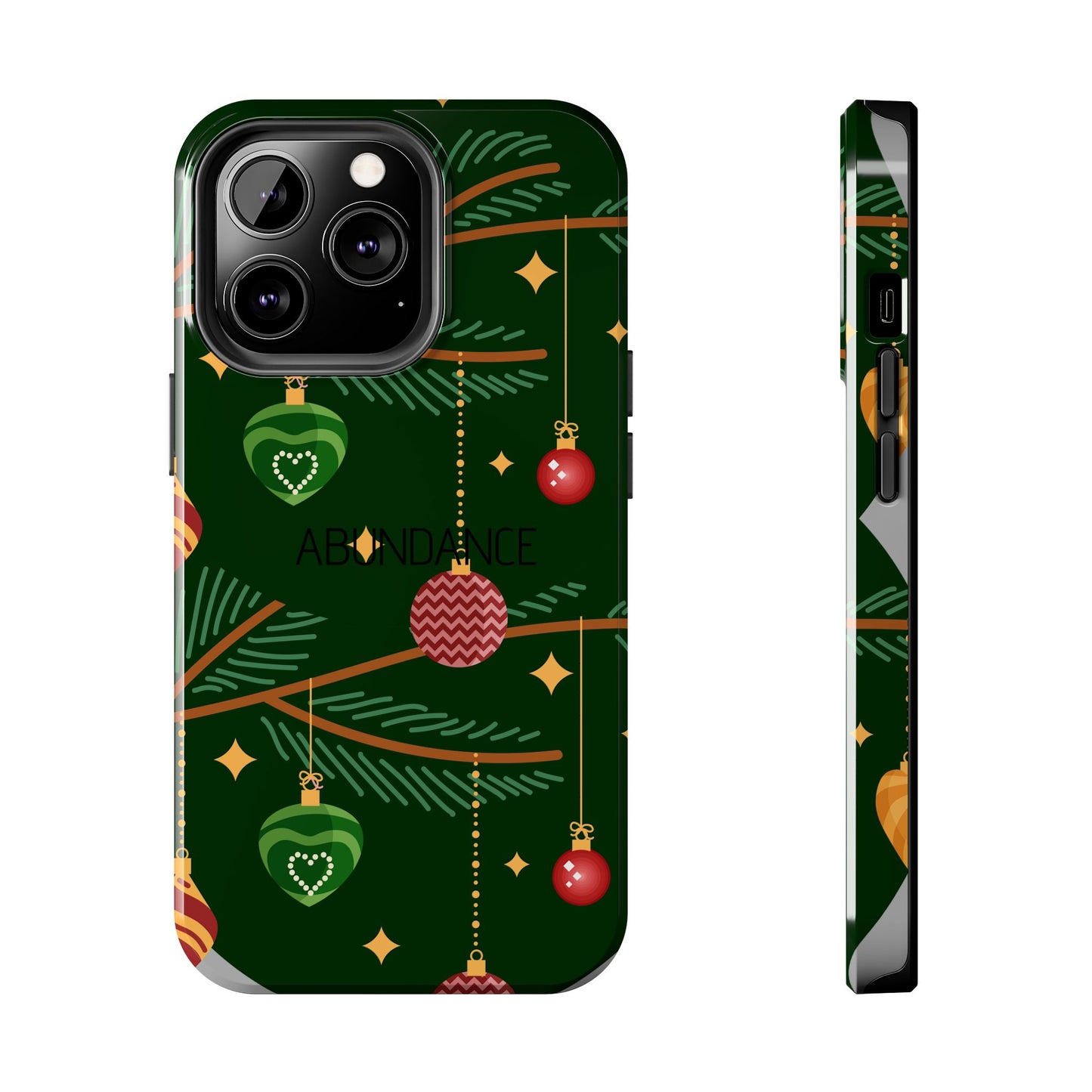 Cute Christmas print Mobile cover | Subliminal messaging to attract abundance| Manifest Abundance