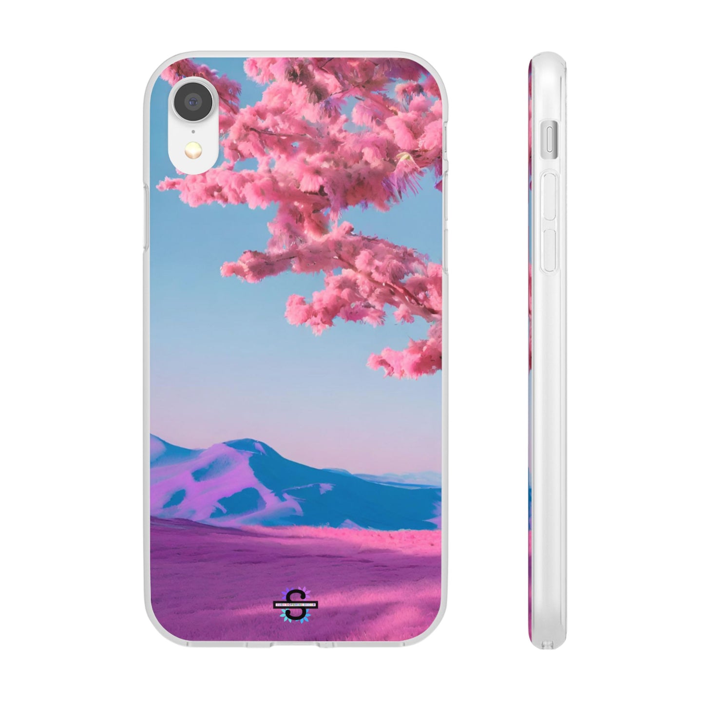 Flexi Pink landscape cherry blossom Phone case | Mobile cover