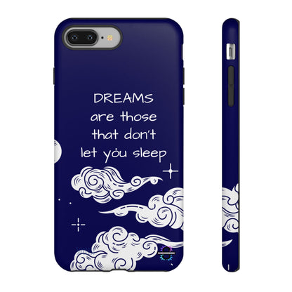 Limited Edition | Royal Blue Phone Case with Motivational Quote – Cloud Design Slim Protective Cover with Dual Layer Protection | Success Subliminals | Motivational Quote