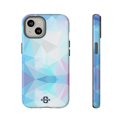 Geometric Blue Phone Cover