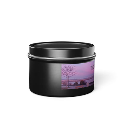 Sunset Gradient Candle, Evergreen. Fresh Coffee smell, Mango Coconut Smell. Spa Retreat, Vanilla Bean, Peace subliminal messaging