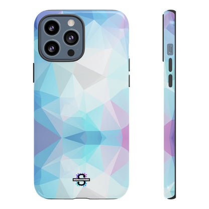 Geometric Blue Phone Cover