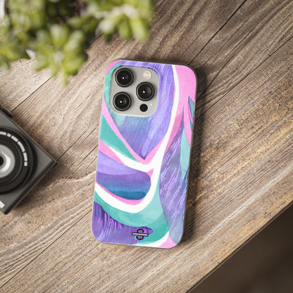 Purple Blue Green Pattern Phone cover