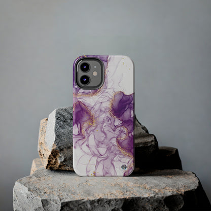 Purple White gold marble Tough Phone Case | Mobile coverSush Dopamine Decor