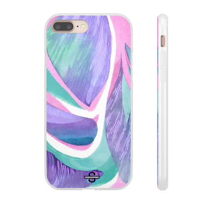 Subliminals for Prosperity | Purple Blue Green Pattern Phone cover | World's first Subliminals Brand | Sush Dopamine Decor